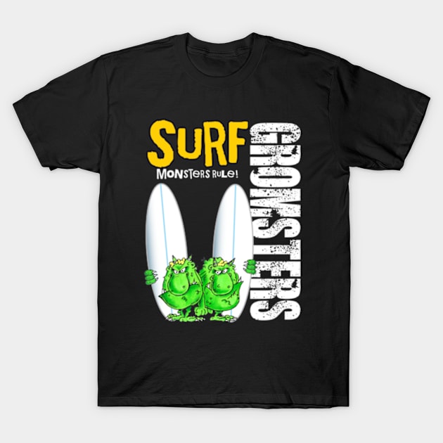 Surf Gromsters #3 T-Shirt by brendanjohnson